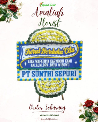 Papan Bunga Duka di Kasembon